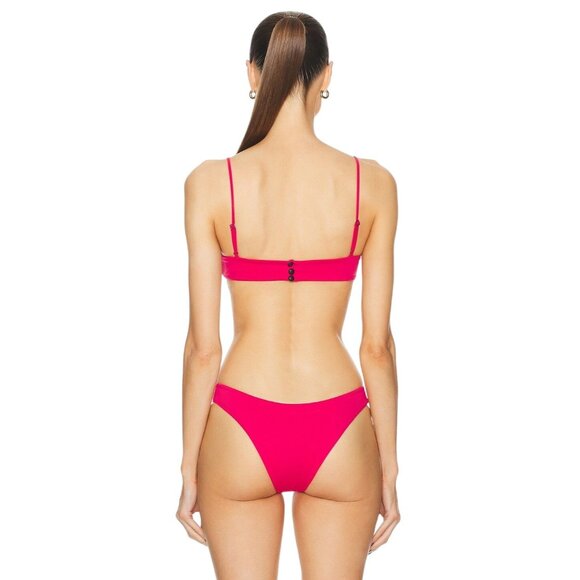HAIGHT. Agatha Bikini Set in Intense Pink Small New Womens Top Bottoms Leila - Picture 3 of 12
